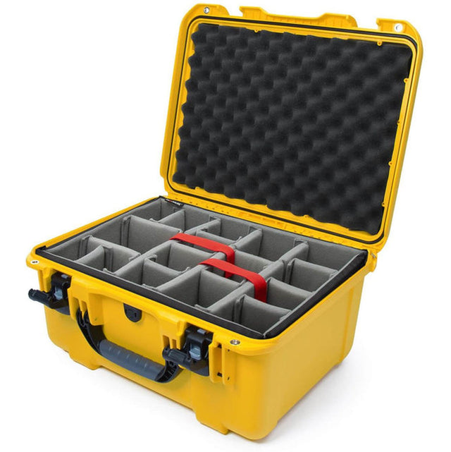 Nanuk Case w/ Padded Divider Yellow Interior 457x330x241mm