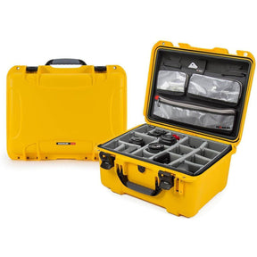 Nanuk Case w/ Lid Org./Divider Yellow Pro Photo Kit Case Interior 457x330x241mm