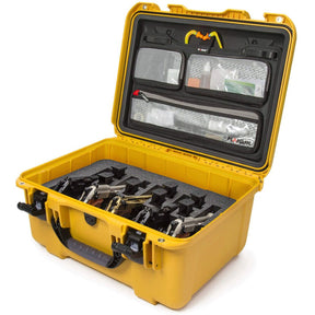 Nanuk Case w/ Lid Org. w/ F For 5UP Yellow Interior 457x330x241mm