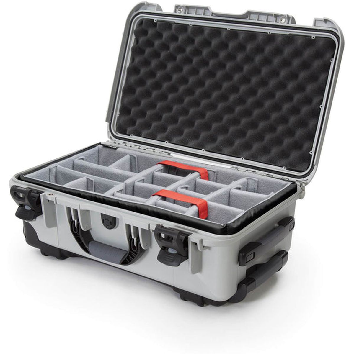Nanuk Case w/ Padded Divider Silver Interior 521x287x191mm