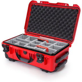 Nanuk Case w/ Padded Divider Red Interior 521x287x191mm