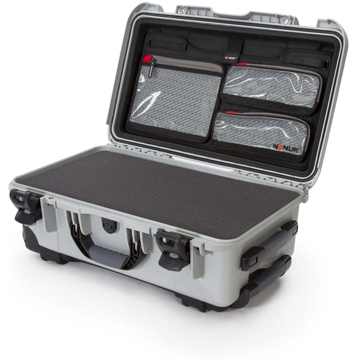 Nanuk Case w/ Lid Org./Foam Silver Interior 521x287x191mm