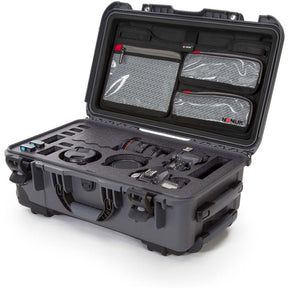 Nanuk Case w/ Lid Org. w/ F For 2 Bodies DSLR Graphite Interior 521x287x191mm