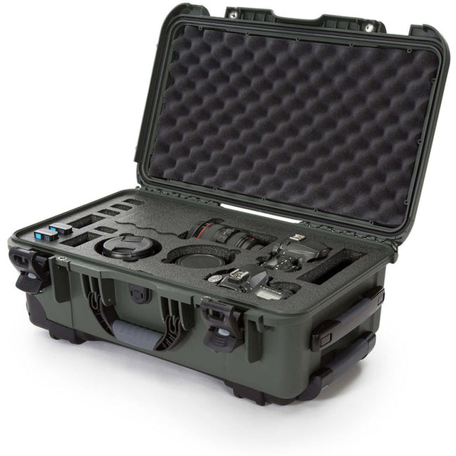 Nanuk Case w/ Foam For 2 Bodies DSLR Olive Interior 521x287x191mm