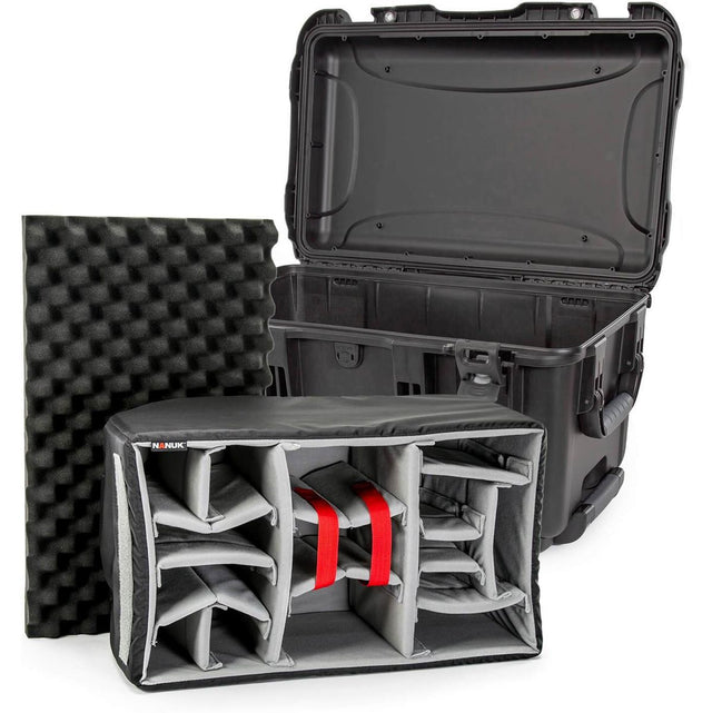 Nanuk Case w/ Padded Divider Black Interior 546x318x295mm