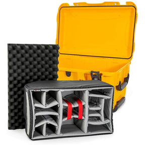 Nanuk Case w/ Padded Divider Yellow Interior 546x318x295mm