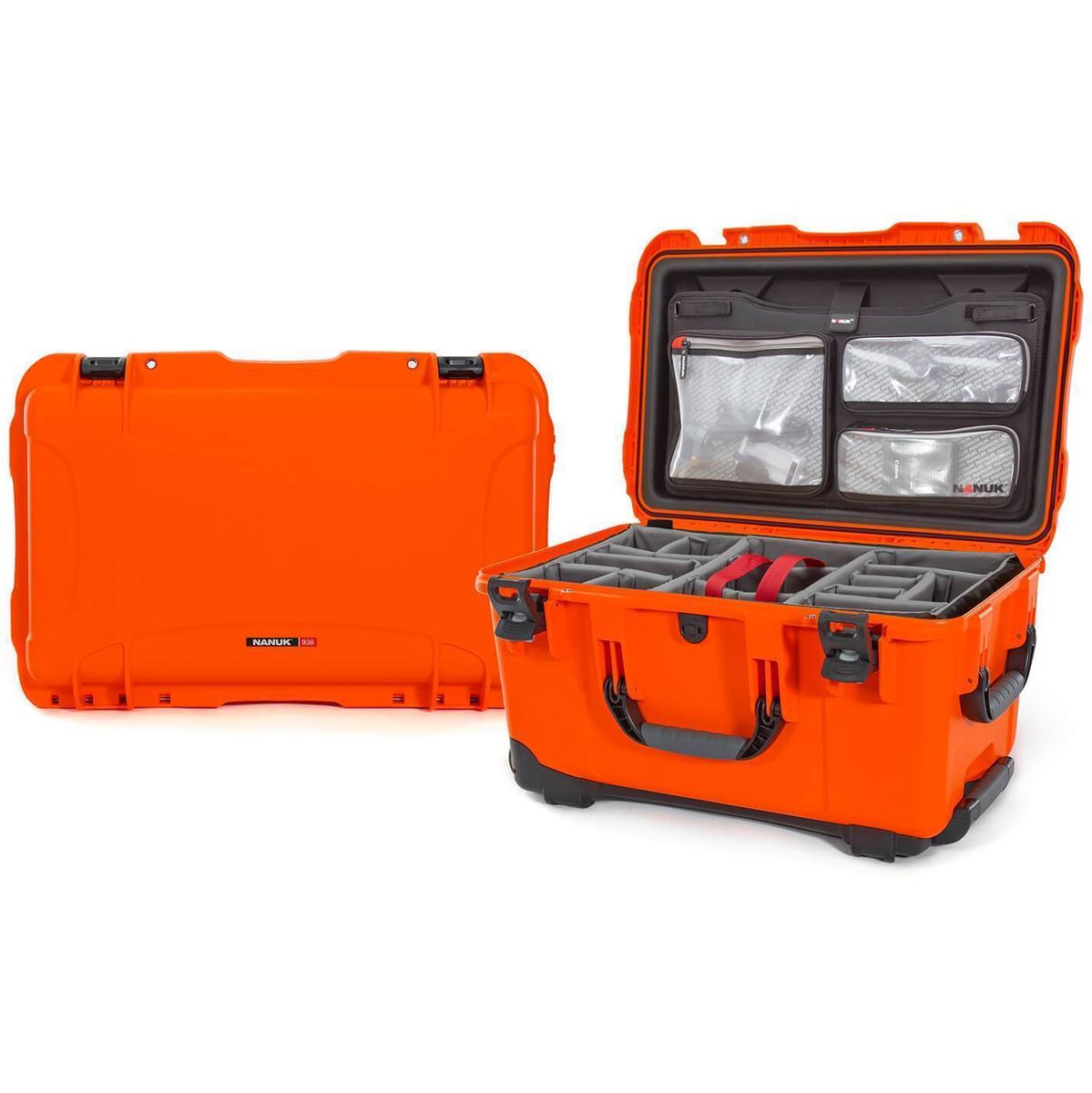 Nanuk Case w/ Lid Org. w/ Div Orange Pro Photo Kit Case Interior 546x318x295mm
