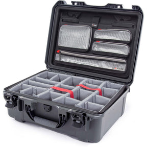 Nanuk Case w/ Lid Org. w/ Div Graphite Pro Photo Kit Case Interior 508x356x203mm