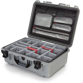 Nanuk Case w/ Lid Org. w/ Div Silver Pro Photo Kit Case Interior 508x356x203mm