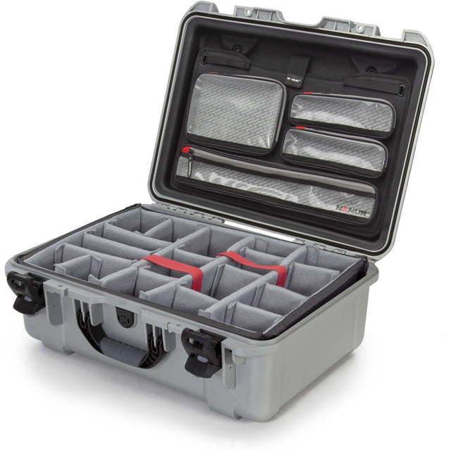 Nanuk Case w/ Lid Org. w/ Div Silver Pro Photo Kit Case Interior 508x356x203mm