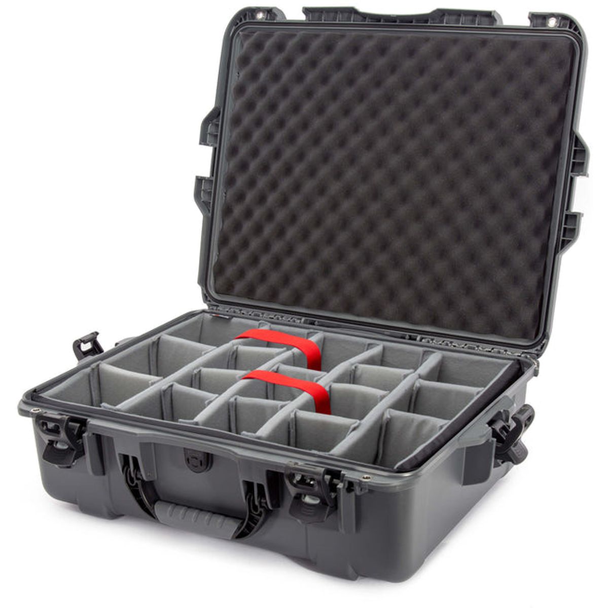 Nanuk Case w/ Padded Divider Graphite Interior 559x432x208mm