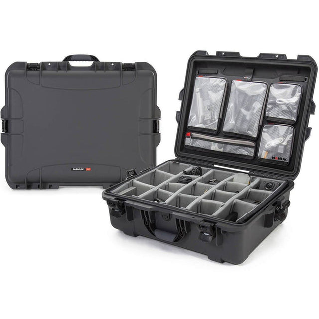 Nanuk Case w/ Lid Org./Divider Orange Pro Photo Kit Case Interior 559x432x208mm