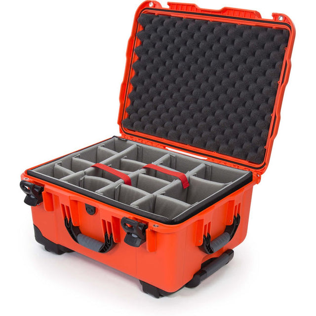 Nanuk Case w/ Padded Divider Orange Interior 521x389x257mm