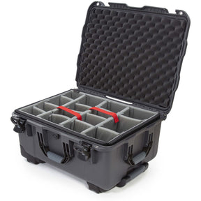 Nanuk Case w/ Padded Divider Graphite Interior 521x389x257mm