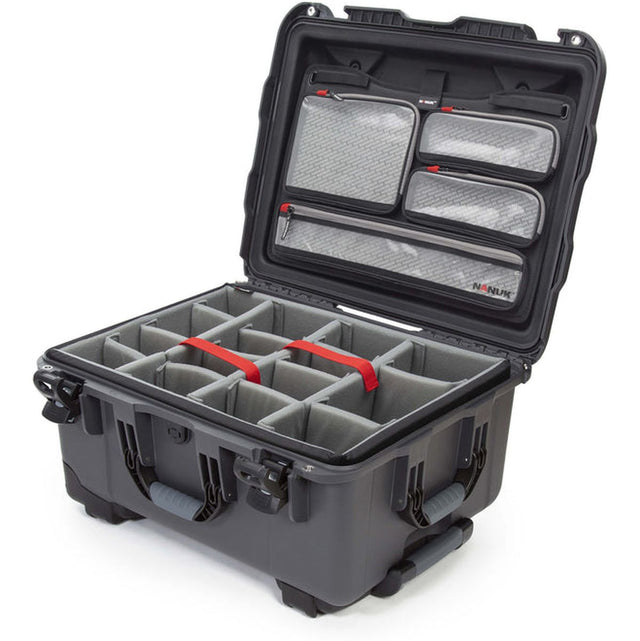Nanuk Case w/ Lid Org. w/ Div Graphite Pro Photo Kit Case Interior 521x389x257mm