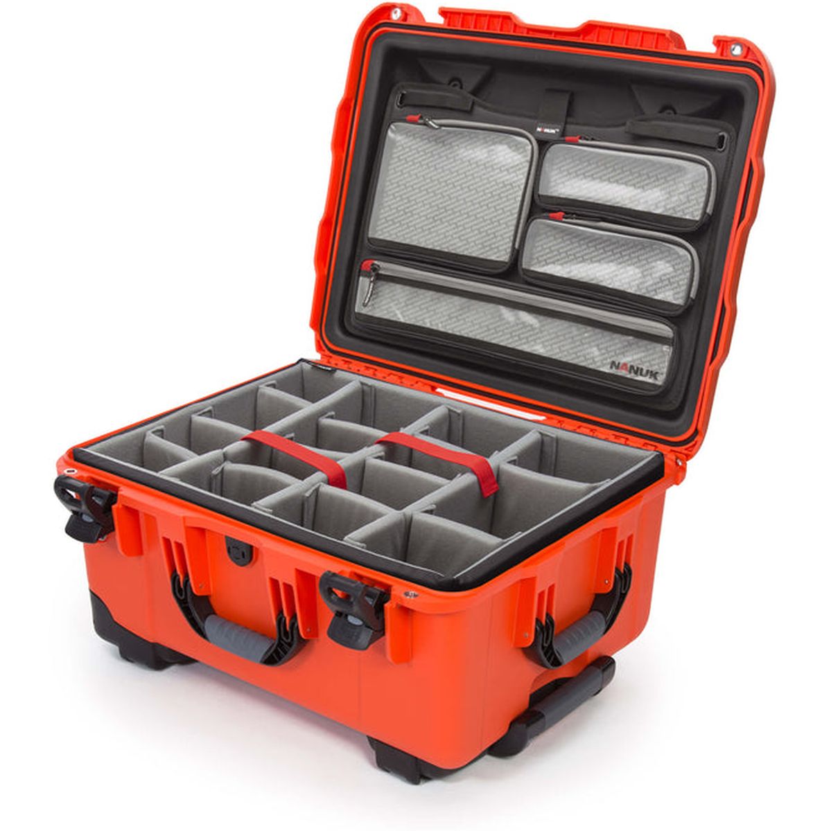Nanuk Case w/ Lid Org. w/ Div Orange Pro Photo Kit Case Interior 521x389x257mm