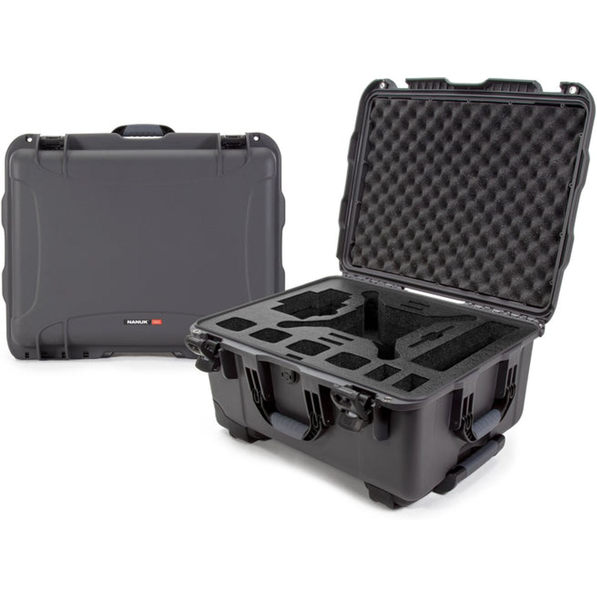 Nanuk Case w/ Foam Insert For DJI P4 RTK Graphite Interior 521x389x257mm