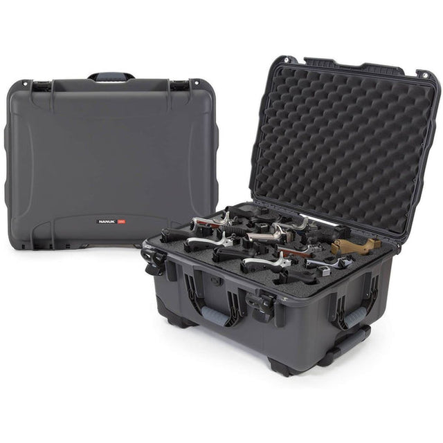 Nanuk Case w/ Foam Insert For 15UP Graphite Interior 521x389x257mm