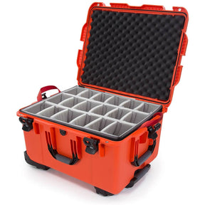 Nanuk Case w/ Padded Divider Orange Interior 559x432x328mm