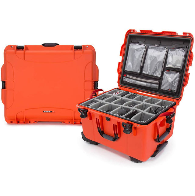 Nanuk Case w/ Lid Org. w/ Div Orange Pro Photo Kit Case Interior 559x432x328mm