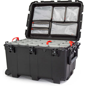 Nanuk 975 Case w/ Lid Org. w/ Divider Black Pro Photo Kit Case