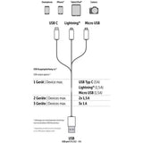 Dörr USB Charging Cable 3-IN-1 35cm - image 5 of 5