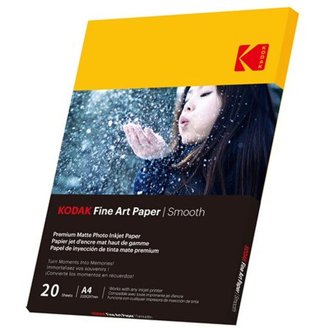 Kodak 20 Vellen Van 230G/m² Fotopapier Mat A4 Formaat
