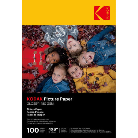 Kodak 100 Vellen Van 180G/m² Fotopapier Glans A6 Formaat - image 2 of 3