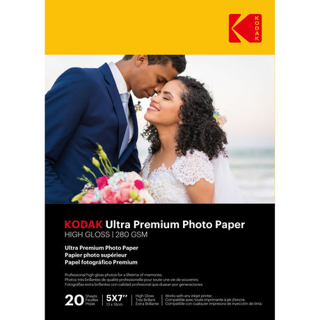 Kodak 20 Vel 280G/m² Premium Fotopapier Hoog Glans (13x18) - image 2 of 3