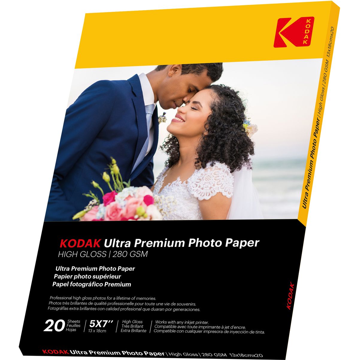 Kodak 20 Vel 280G/m² Premium Fotopapier Hoog Glans (13x18) - image 3 of 3
