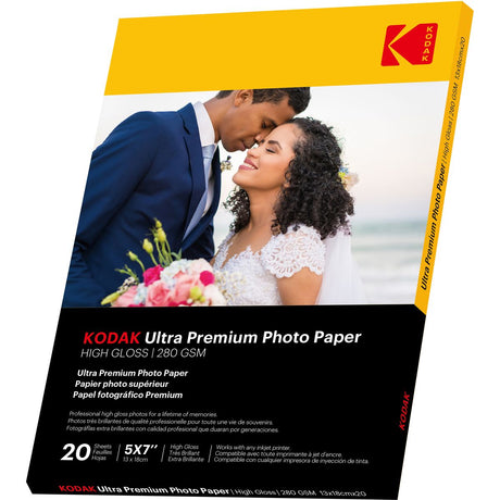 Kodak 20 Vel 280G/m² Premium Fotopapier Hoog Glans (13x18) - image 3 of 3