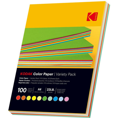 Kodak 100 Vel Colours Paper 80G/m² A4 (10X 10 Colours) - image 3 of 3