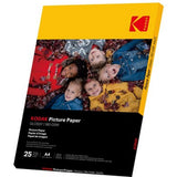 Kodak 25 Vellen Van 180G/M² Fotopapier Glans A4 Formaat