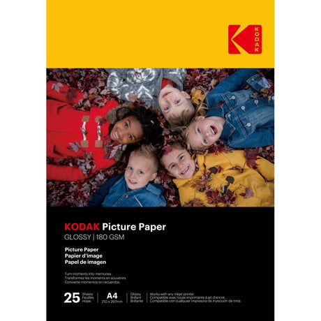 Kodak 25 Vellen Van 180G/M² Fotopapier Glans A4 Formaat - image 2 of 3