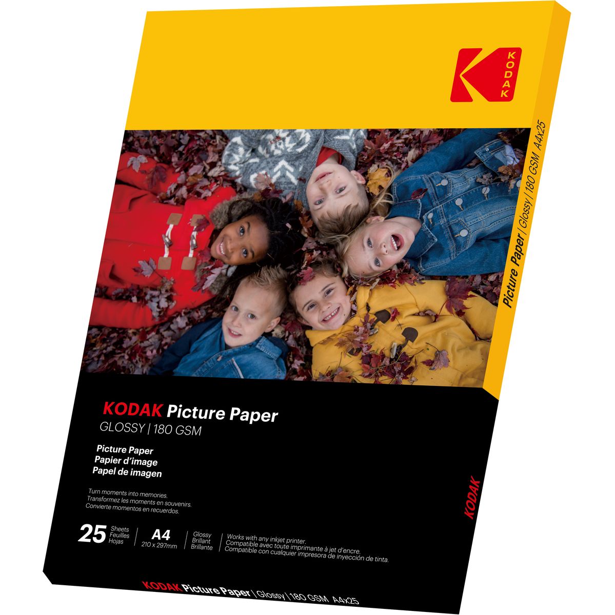 Kodak 25 Vellen Van 180G/M² Fotopapier Glans A4 Formaat - image 3 of 3