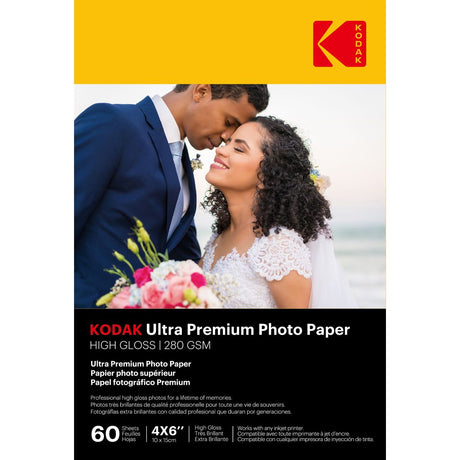 Kodak 60 Vellen 280G/m² Premium Fotopapier Hoog Glans A6 - image 2 of 3