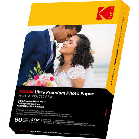 Kodak 60 Vellen 280G/m² Premium Fotopapier Hoog Glans A6 - image 3 of 3
