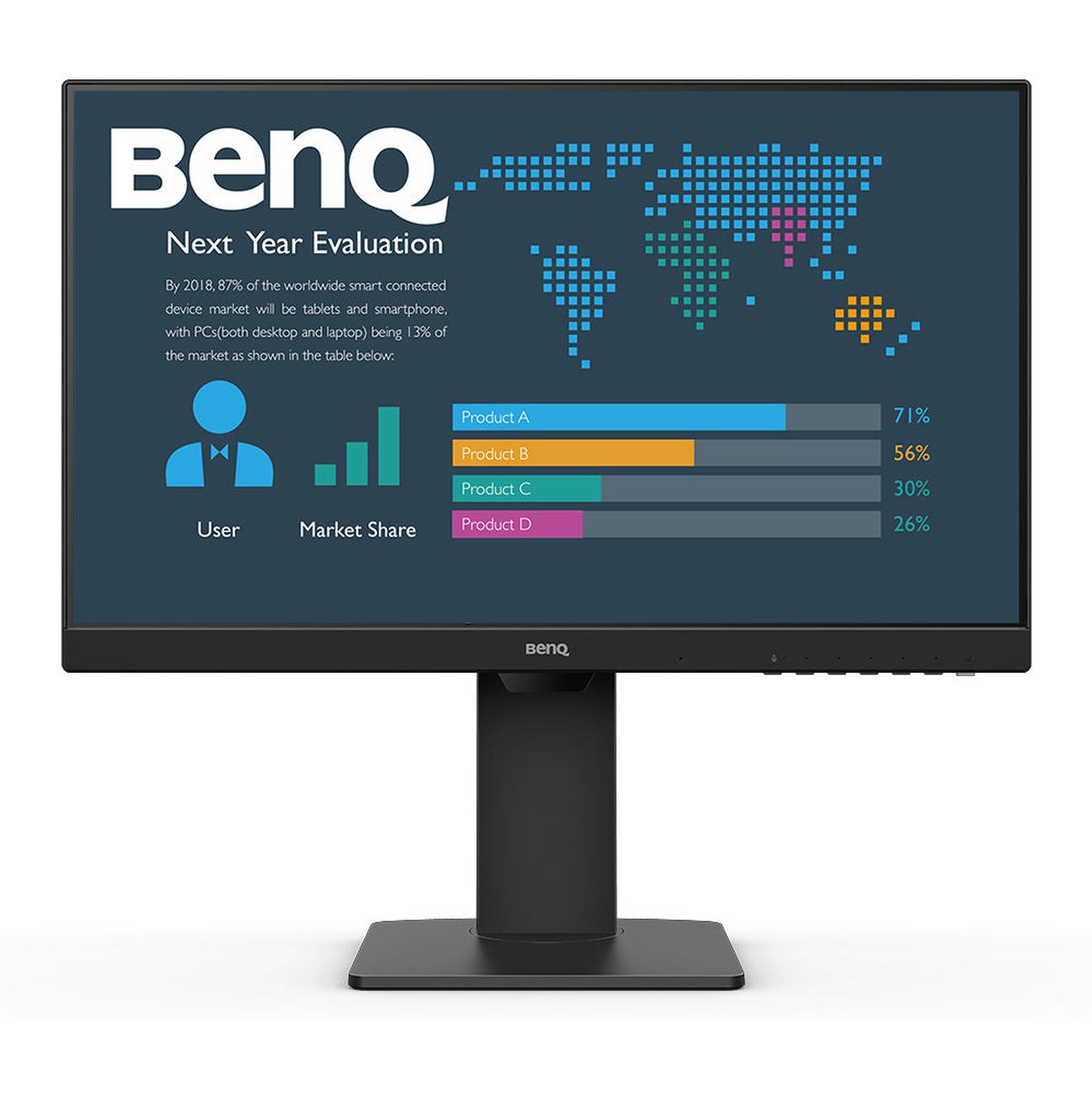 BenQ BL2486TC IPS USB-C Hub 1920x1080 100Hz