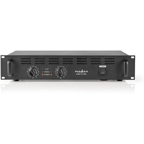 Nedis PA-Amplifier RMS Outp:2X 100W@ 8 ?/ 2X 150W@ 4 ? 2-Ch 2U 19 Rack-Mounting