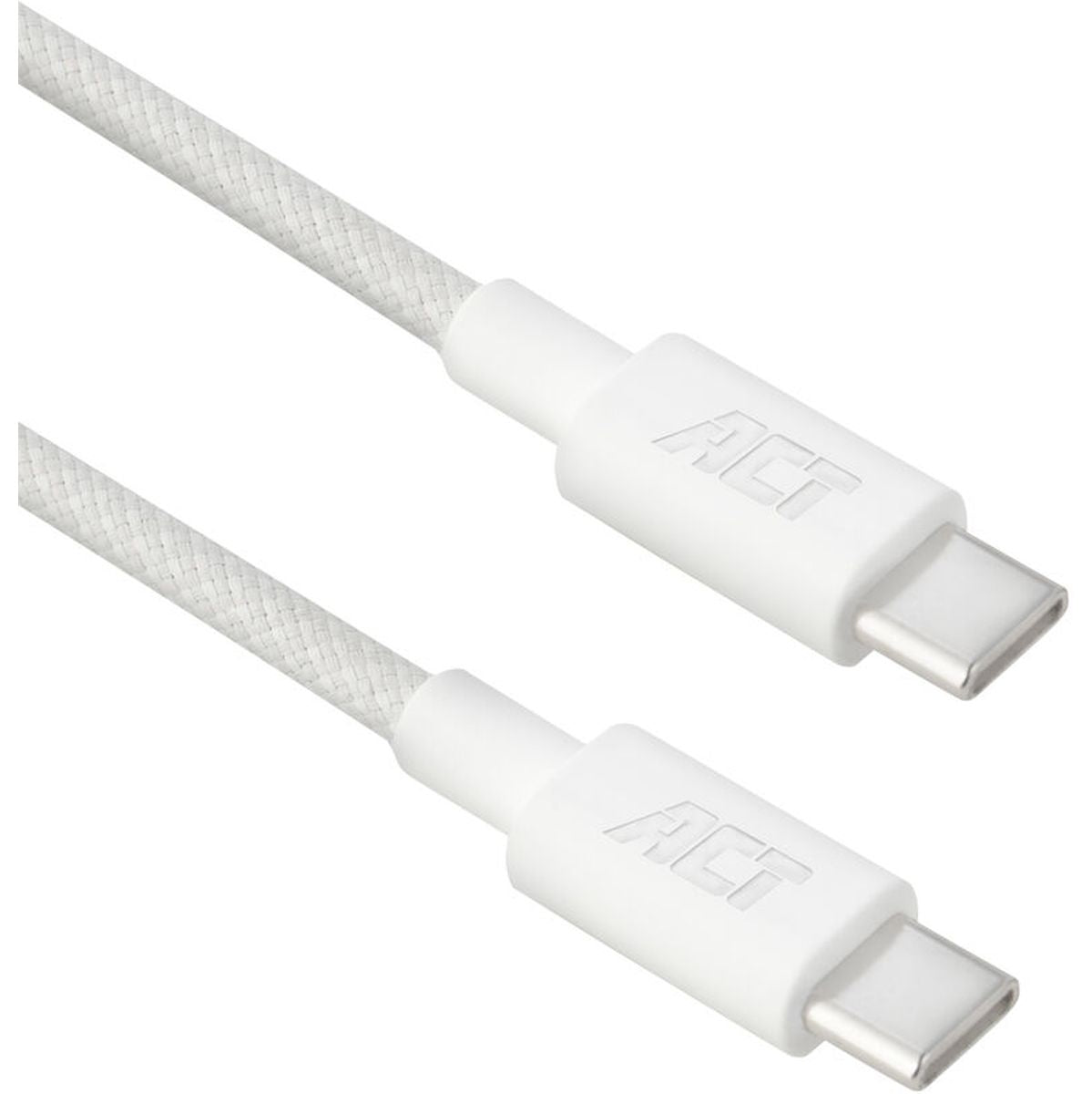 ACT USB 2.0 60W Charging/Data Cable USB-C To USB-C White 1 Meter