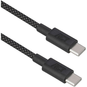 ACT USB 2.0 60W Charging/Data Cable USB-C To USB-C Black 2 Meters