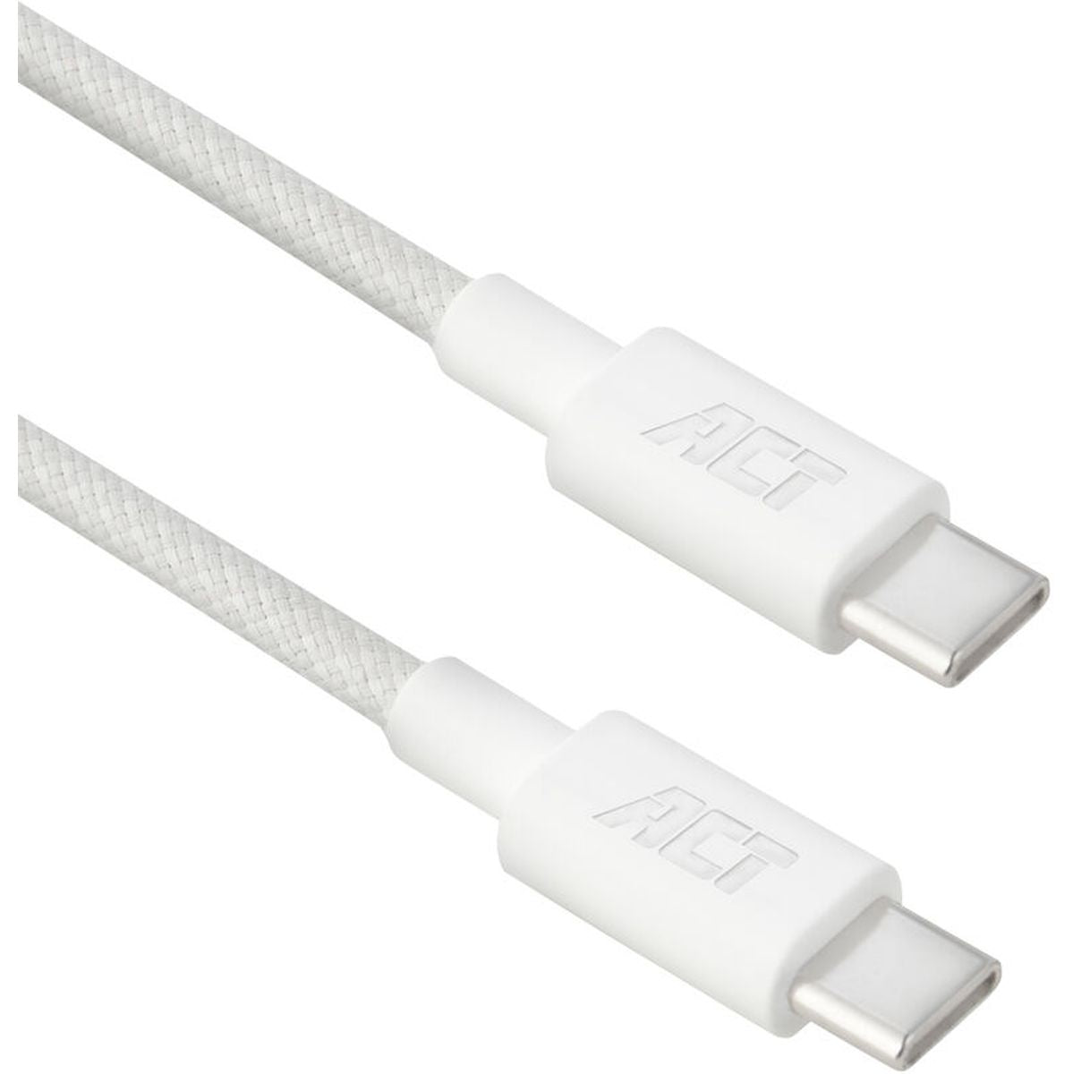 ACT USB 2.0 240W Charging/Data Cable USB-C To USB-C White 2 Meters