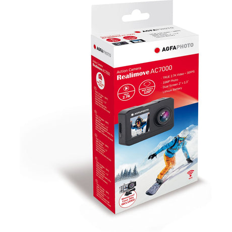 Agfa Photo Actioncam Dual Screen WIFI 120° Wide Angle - image 2 of 5