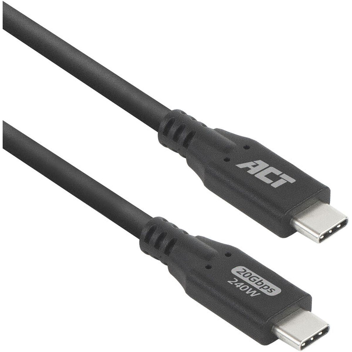 ACT USB4 20GBPS 240W USB Type-C Cable 0.5 Meters
