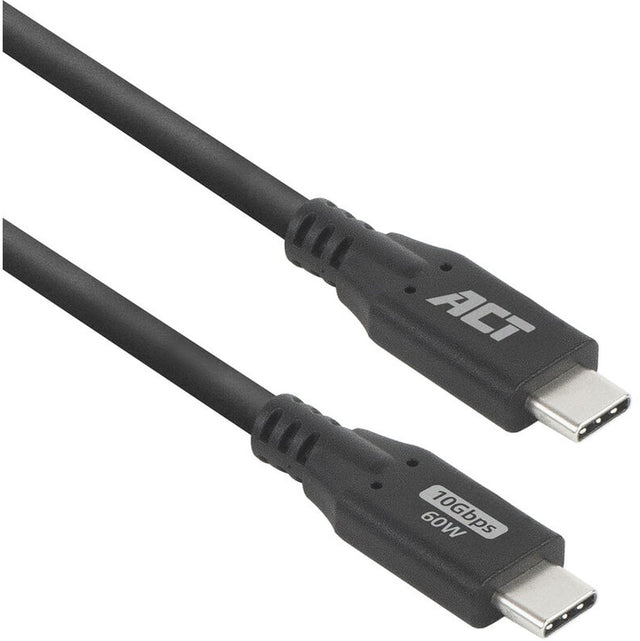 ACT USB 3.0 10GBPS 60W USB Type-C Cable 1 Meter