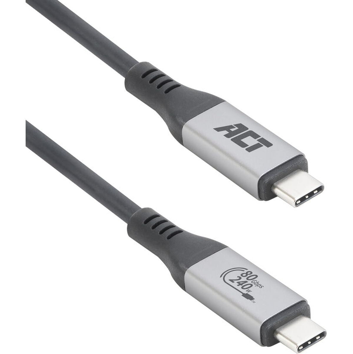 ACT USB4 80GBPS THUNDERBOLT5 Cable 240W USB Type-C USB-IF Certified 1.5 Meters