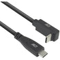 ACT USB 3.0 10GBPS 60W USB-C (Straight) To USB-C (Up/Down Angled) 2M