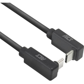ACT USB 3.0 10GBPS 60W USB-C (Up/Down Angled) To USB-C (Up/Down Angled) 0.5M