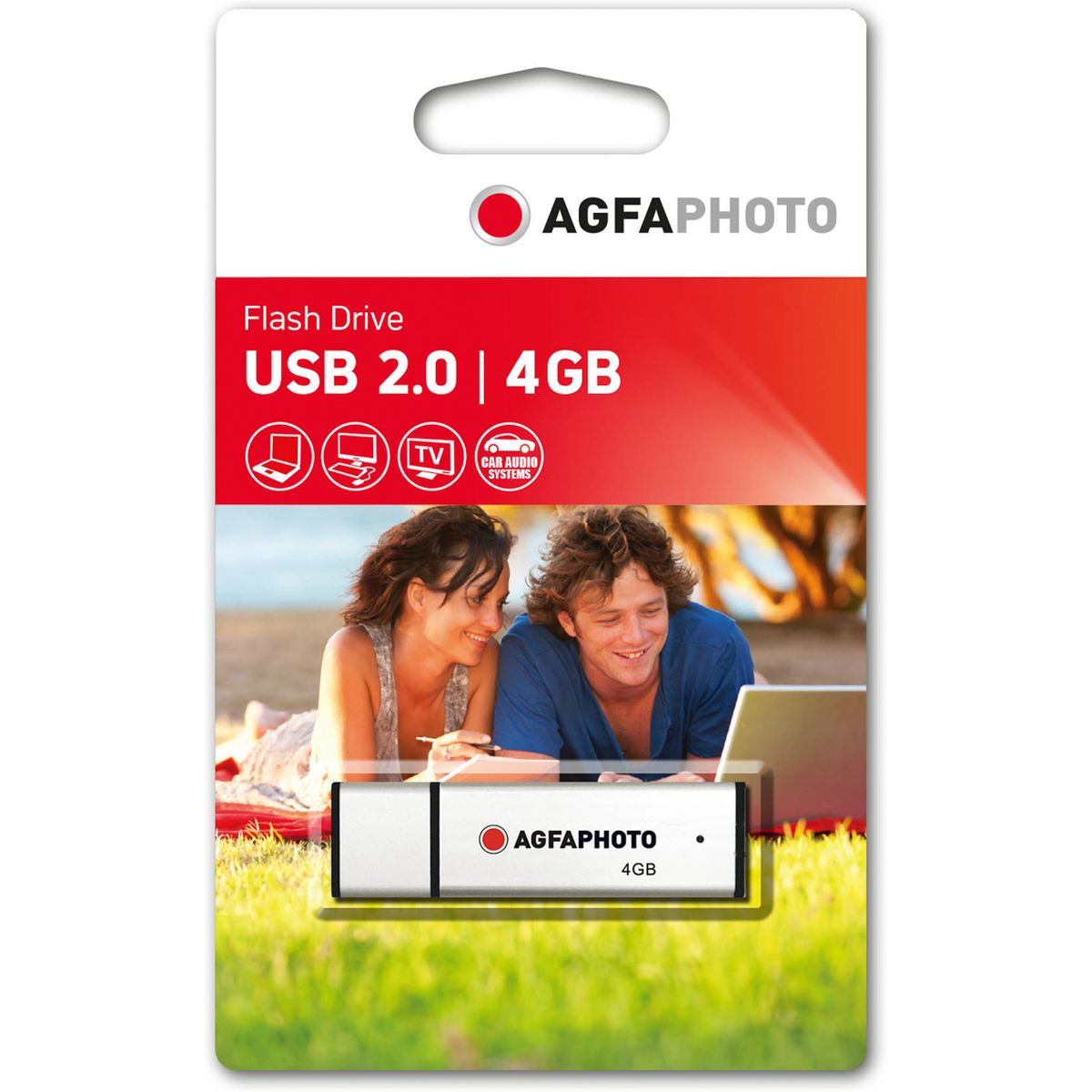 Agfa Photo USB 2.0 4GB Silver