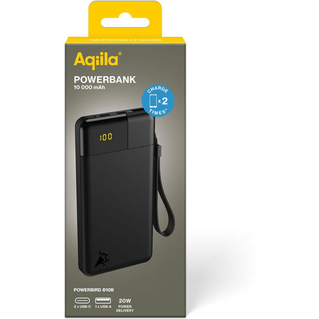 Aqiila Powerbird B10 PowerBank 20W Black 10.000 mAh - image 2 of 5